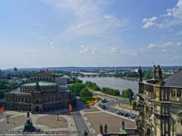 Dresden Aussicht auf Semperoper