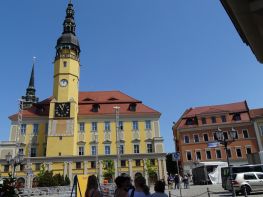 Bautzener Rathaus dahinter der Dom